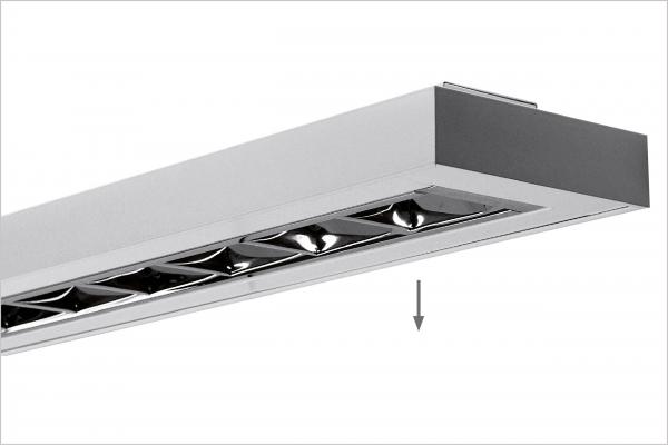 FLAT LINE LED DARK - Direct emission